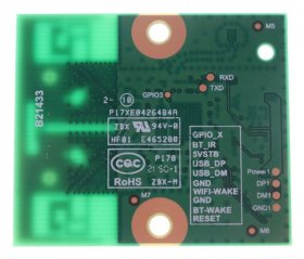 Grundig Module - Electrical Unit - Wqr920r C00906759 Usb Wifi Ac Bt5 Pcb+antenna Mt7663(cvte)