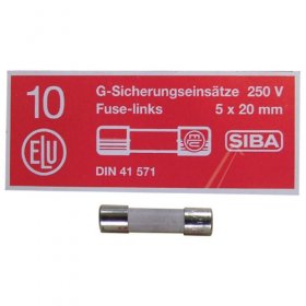 Glass Fuse 5x20mm Fast Acting - 12a f | Ceramic Fuse | 20mm | 10 Pack -