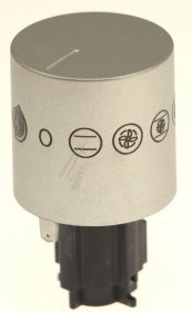 Button - C00501779 481010898143 Knob Push-push 12 Positions [Whirlpool Indesit]