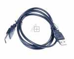 Com Typ-a-plug/typ-a-plug Usb 2.0 - Usb-a Round Cable, 2.0, Black, 1m