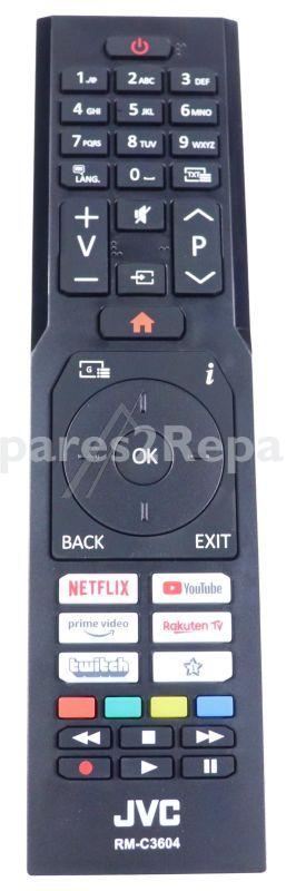 Vestel Ir remote Control - R-c A 45185 30113089 R-c A 45185 Jvcrm-c3604 Black Rohs