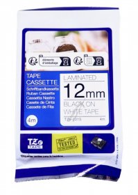 Brother Scripture Tape For Lettering D - Tze231s Suitable For Brother Band Weiss-schwarz 12mm-4m