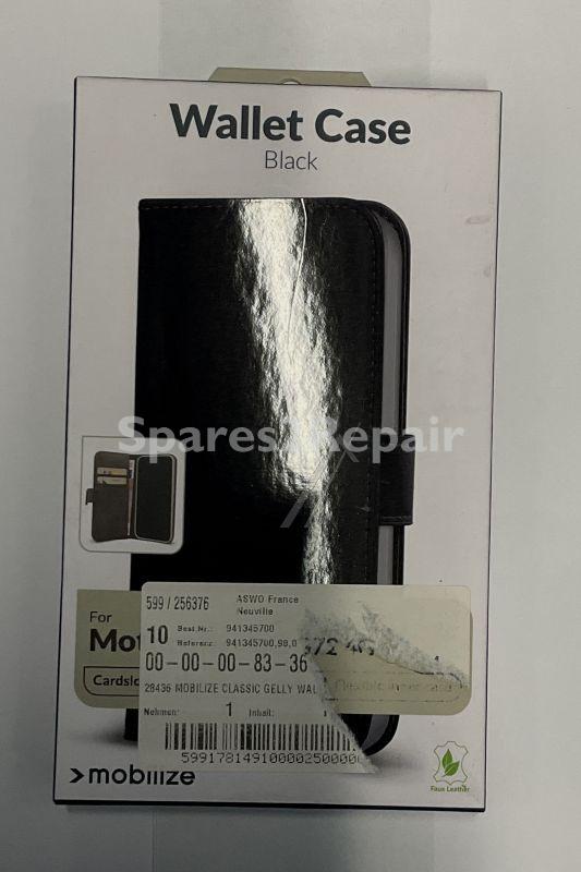 Mobilize Leather Bag Gsm - 28436 Mobilize Classic Gelly Wallet Book Case Motorola Moto G72 5g Black