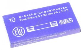 Siba Ceramic Fuse 6,3x32mm - 4,0a-t 500v Keramik-sicherung 6,3x32mm, Inh:10.stk. -rohs-konform-