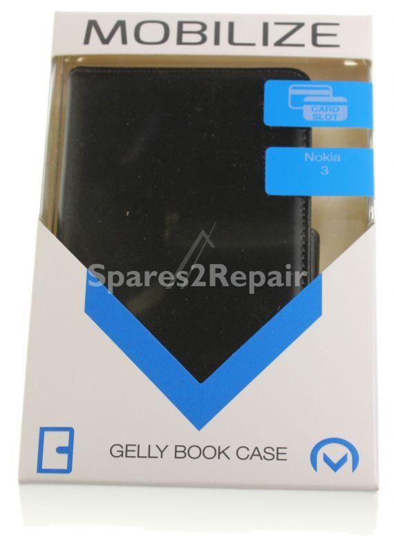 Mobilize Leather Bag Gsm - 23649 Mobilize Classic Gelly Wallet Book Case Nokia 3 Black