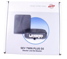 Astro Single Cable System - Sev Twin Plus D2 Stacker: Zusammenfuhrung Von 2 Sat-ebenen Auf Ein Koaxkabel - De-stacker Auftrennung Der Zusammengefuhrten Sat-ebenen, D