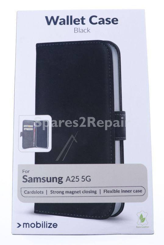 Mobilize Leather Bag Gsm - 29323 Mobilize Classic Gelly Wallet Book Case Samsung Galaxy A25 5g Black