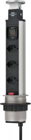 Brennenstuhl Three-way Plug Adaptor - Tower Power Tischsteckdosenleiste 3-fach 2m *ch*