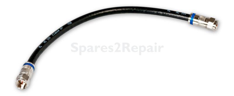 Fuba Koaxconnector - Ovz 925 F-compression Plug-plug Lead 120db, 0,25m, Black