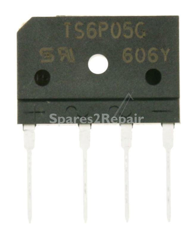 Taiwan Semiconductor Bridge Rectifier - 600v-6a Ts6p05g Bridge Rectifier