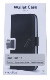 Mobilize Leather Bag Gsm - 29416 Mobilize Classic Gelly Wallet Book Case Oneplus 12 Black