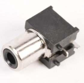 Vestel Headphone Jack - 30101248 Jack Rca 1p Black Side Pihr Rohs