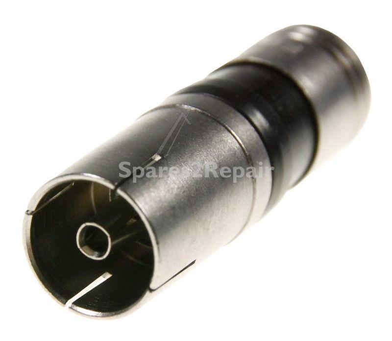 Fuba Coaxial Socket - Ovz 077 Hq Iec-compresion Socket - For 6,8mm (4,8mm) Lead - Black