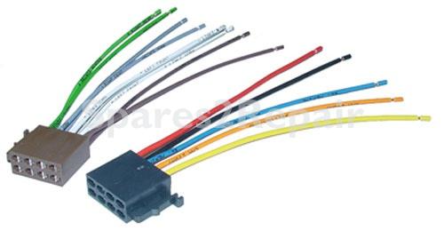 Car Adapter - 410990 Car-radio Adapter Lead Set Iso With Open Ends