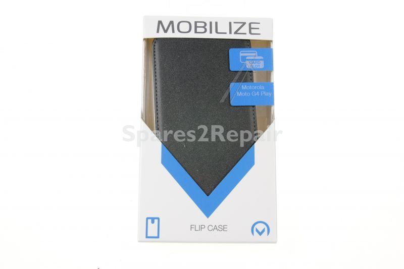 Mobilize Leather Bag Gsm - 22979 Mobilize Classic Gelly Flip Case Motorola Moto G4 Play Black