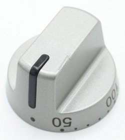 Control Knobs - 9070576 Knob Es 7039 00 Silver [Amica]