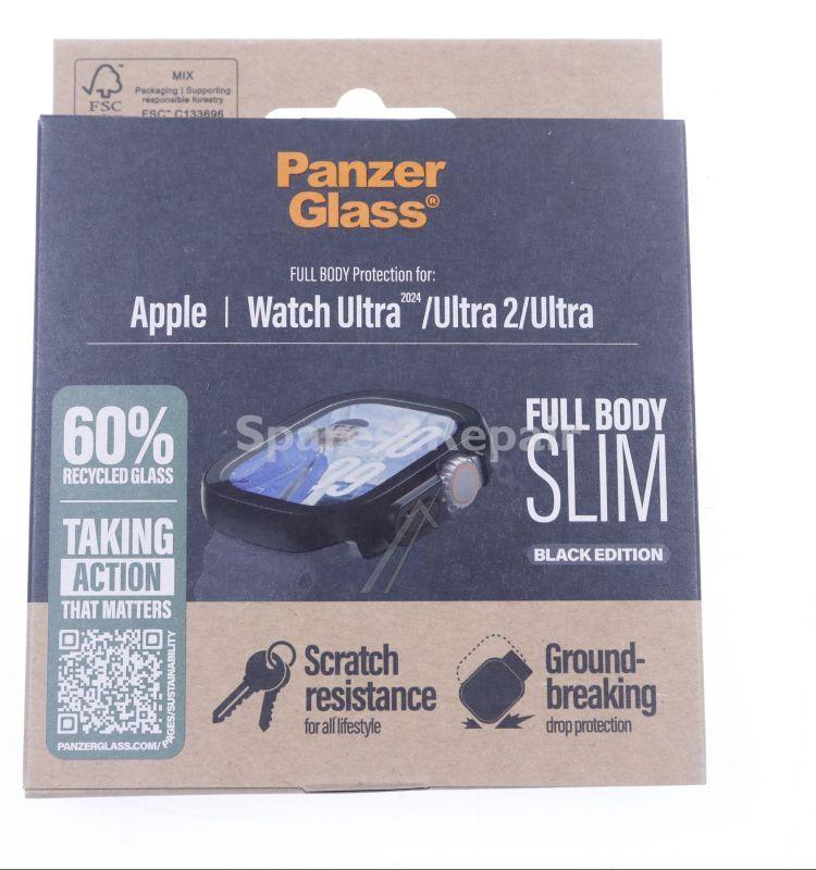 Panzerglass Display Protective Film - 3718 Panzerglass Screen Protector Snappie Full Body Slim Black Apple Watch Ultra 2