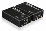 Compatible Scart Switch Over Box - Hdmi Extender By Single Cat5e-6 (60m) With Ir And Poc