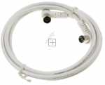 Axing Aerial Connecting Cable - Bak 153-00 Connection Lead Iec, Angled Plug And Socket
