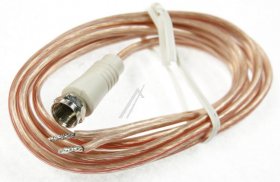 Axing Sat Connecting Cable - Bzu 150-00 Fernspeisekabel F-stecker Auf 2 × 1,5 Mm2 Offene Kabelenden