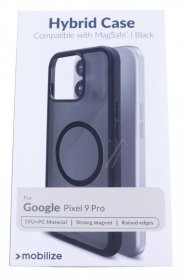Mobilize Leather Bag Gsm - 29941 Mobilize Magsafe Compatible Hybrid Pro Case Google Pixel 9 Pro Black