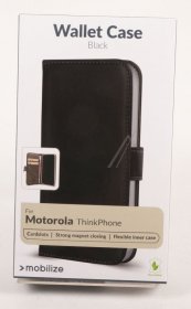 Mobilize Leather Bag Gsm - 28717 Mobilize Classic Gelly Wallet Book Case Motorola Thinkphone Black