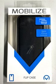 Mobilize Leather Bag Gsm - 22868 Mobilize Classic Gelly Flip Case Apple Iphone 5-5s-se Black