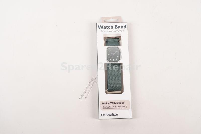 Mobilize Wristbands For Smartwatch - 82016 Mobilize Watch Band - Alpine - Titanium Connector - For Apple 42-44-45-49mm - Green