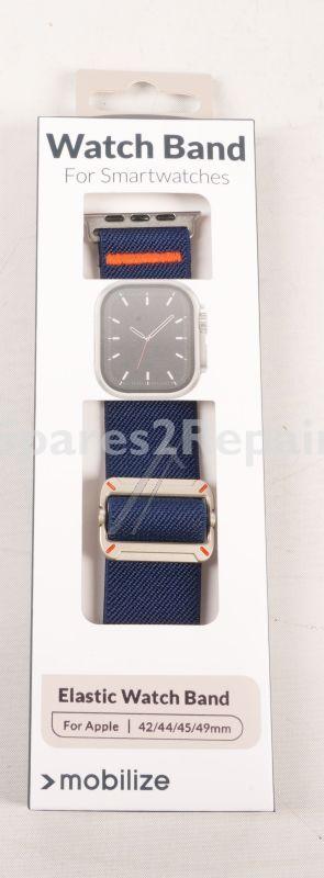 Mobilize Wristbands For Smartwatch - 81686 Mobilize Watch Strap - Elastic - For Apple 42-44-45-49mm - Blue