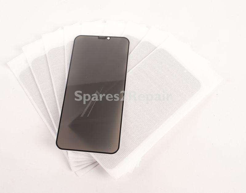 Mobilize Display Protective Film - 75010 X-guard Glass Display Protector - Privacy Black Frame - Apple Iphone X-xs-11 Pro -(10-pack Bulk)