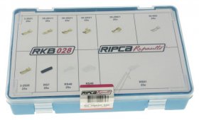 Flat Pin Bushing - Flat Pin Assortment + Insulated Sleeves 250 Pcs