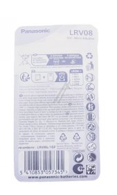 Panasonic High volt Batteries - V23ga Lrv08l-1bp Lrv08 Battery 12v 52mah - Pack Of 1