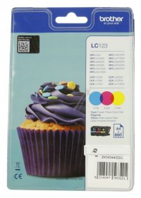 Brother Cartridge - Lc123rbwbpdr Ink Cartridge C-m-y