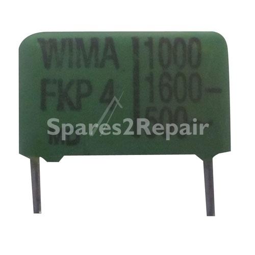 Grundig Fkp1 Pulse Capacitor - 1000pf 10% 1600v Rm15 Kf #7 851591106000 Foilcap Kf #7 1000pf 10% 1600v Ls15