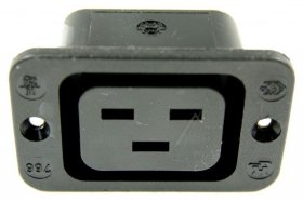 Bachmann Refrigerator Socket - C19 KaltgerÄte-einbaubuchse