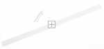 Hisense Gorenje Ornamental Rail - 472340 Wire Shelf Moulding H L524 070