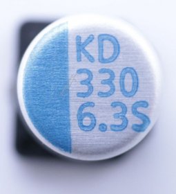 Vishay 6,3v Smd-electrolytic 105 Degr - 330uf-6,3v Smd Polymer Elko Radial 105°