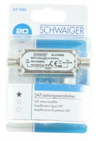 Schwaiger Aerial Amplifier - Sat-leistungsverstÄrker: 16 Db, Silber