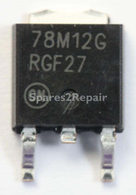 On Semiconductor Fixed Voltage Reg. Pos. - 78m12g Spannungsregler +12v-0,5a, 7812, Smd Dpak3 To-252