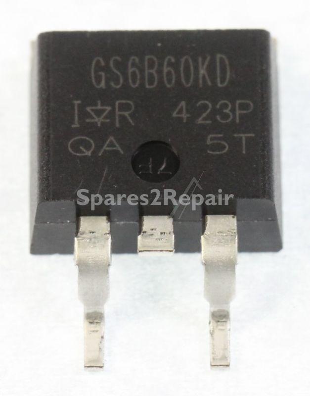 Infineon Smd Transistor - Gs6b60kd N-kanal Mosfet, 600v 18a, Smd D2pak