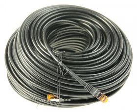Cat6 Patch Cable - Outdoor-patchkabel Cat6a, Rj45, S-ftp, Schwarz, 75m Cat6 Patch Cable - Outdoor-patchkabel Cat6a, Rj45, S-ftp, Schwarz, 75m