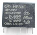 Hongfa Pcb Relay To 12v - 12vdc 10a-250vac Relay, 1 Changeover