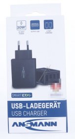 Ansmann Usb Power Supplies - Home Charger Hc430 1001-0107 Usb Charger-power Adapter 4 Usb-ports
