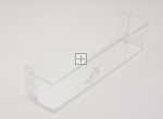 Refrigerator - Freezer Door Shelf - 12131000005029 Lower Tray [Midea]