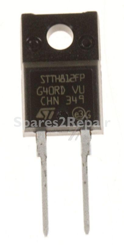 Stmicroelectronics Diode - 1200v-8a Diode, Ultra Fast 50ns, To-220f