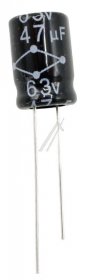 Multicomp Bipolar Electrolytic - 47uf-63v Elco Radial Bipolar 85° 10x16mm