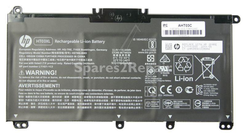 Hewlett Packard Laptop Battery - Ht03xl L11119-855 Battery 3cell 41w 3 42ah Liion