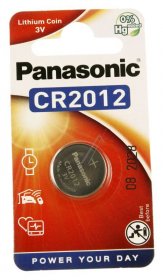 Panasonic 3.0v Button Cell Battery - Cr2012 3v - 55mah Lithium Button Cell Battery 1er Blister