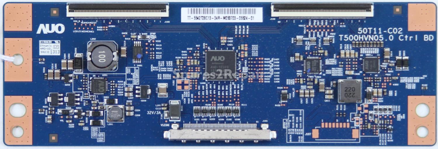 Samsung UE42F5500AK - T-Con - 55.42T28.C13 - 50T11-C02 - T500HVN05.0 Ctrl BD