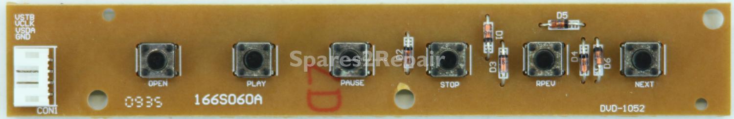 Baird CN22BAIPI - Buttons - 166S060A - DVD-1052